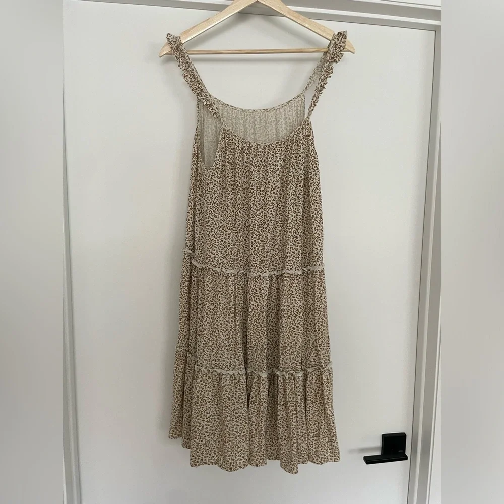 Rylee + Cru Cream Floral Mini Dress - Picture 4 of 7